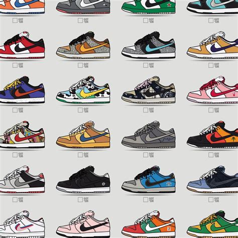 nike sb dunks list